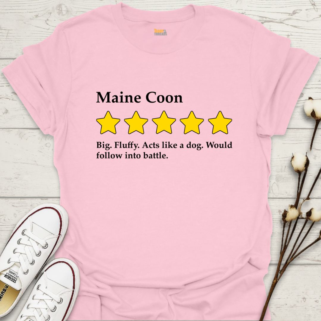 Maine Coon 5-Star Review T-shirt