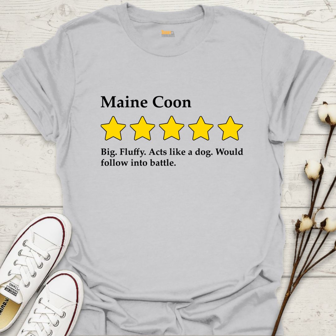 Maine Coon 5-Star Review T-shirt