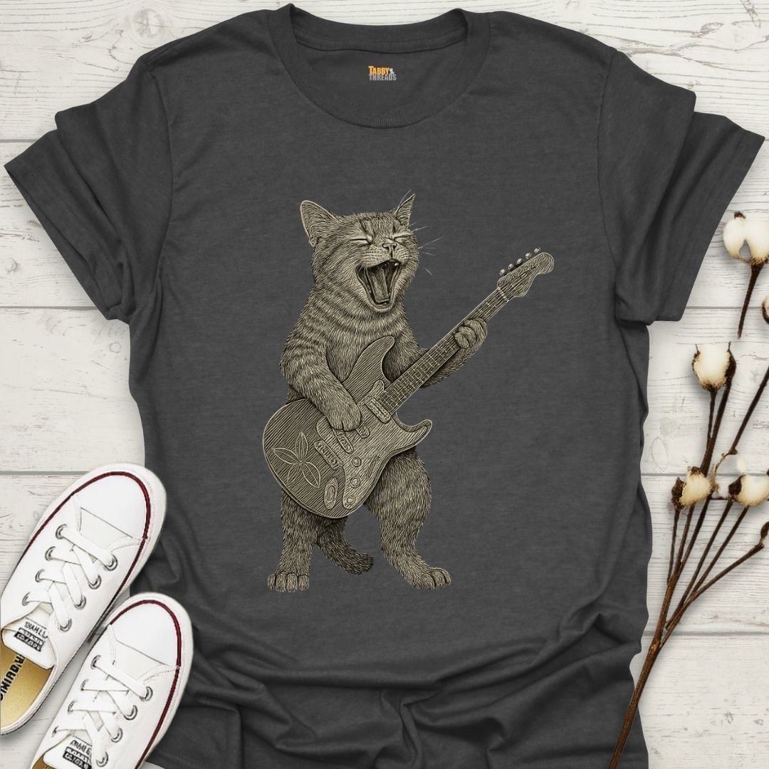 Shredding a Guitar T-shirt