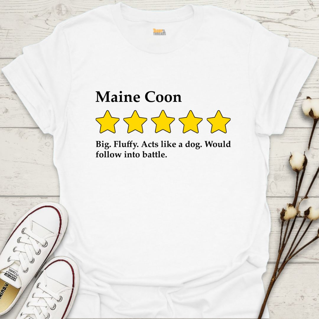 Maine Coon 5-Star Review T-shirt
