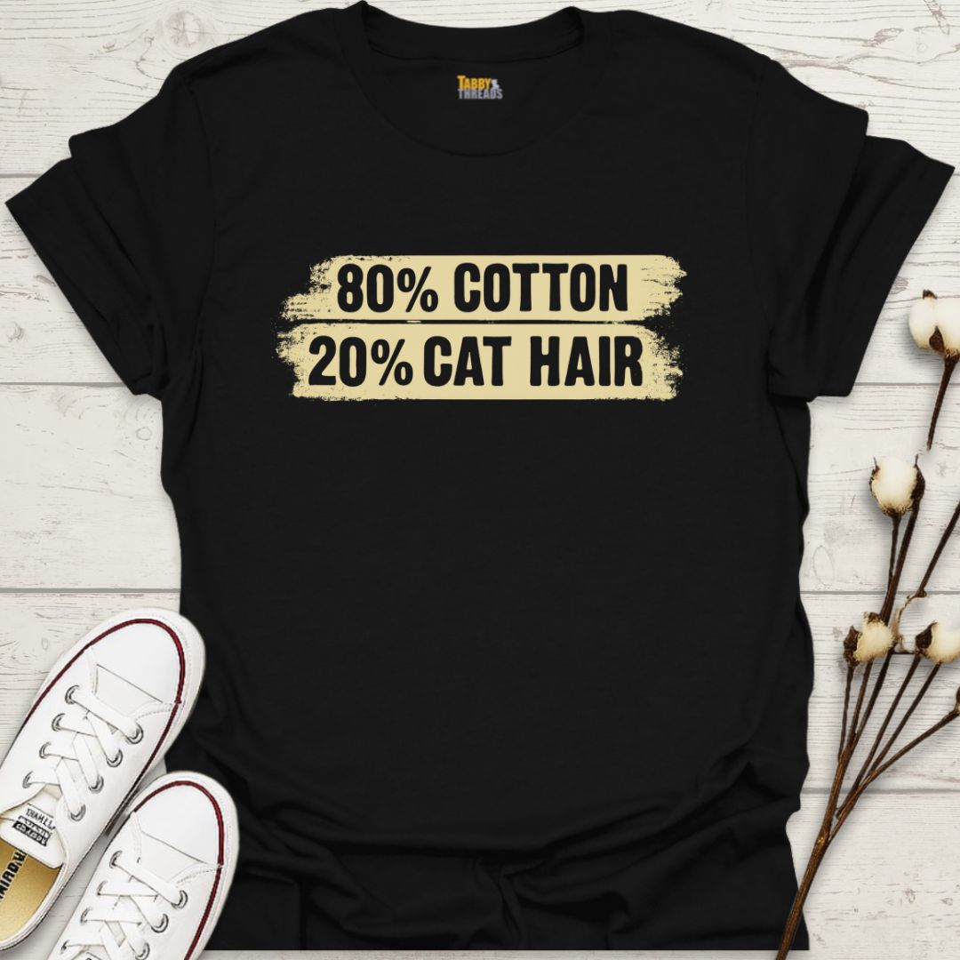 20% Cat Hair T-shirt