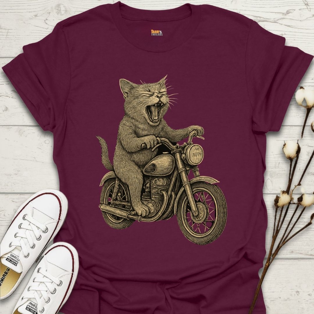 Roaring Cat Rider T-shirt