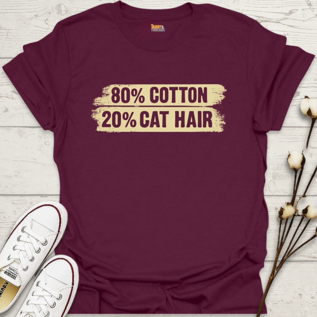 20% Cat Hair T-shirt
