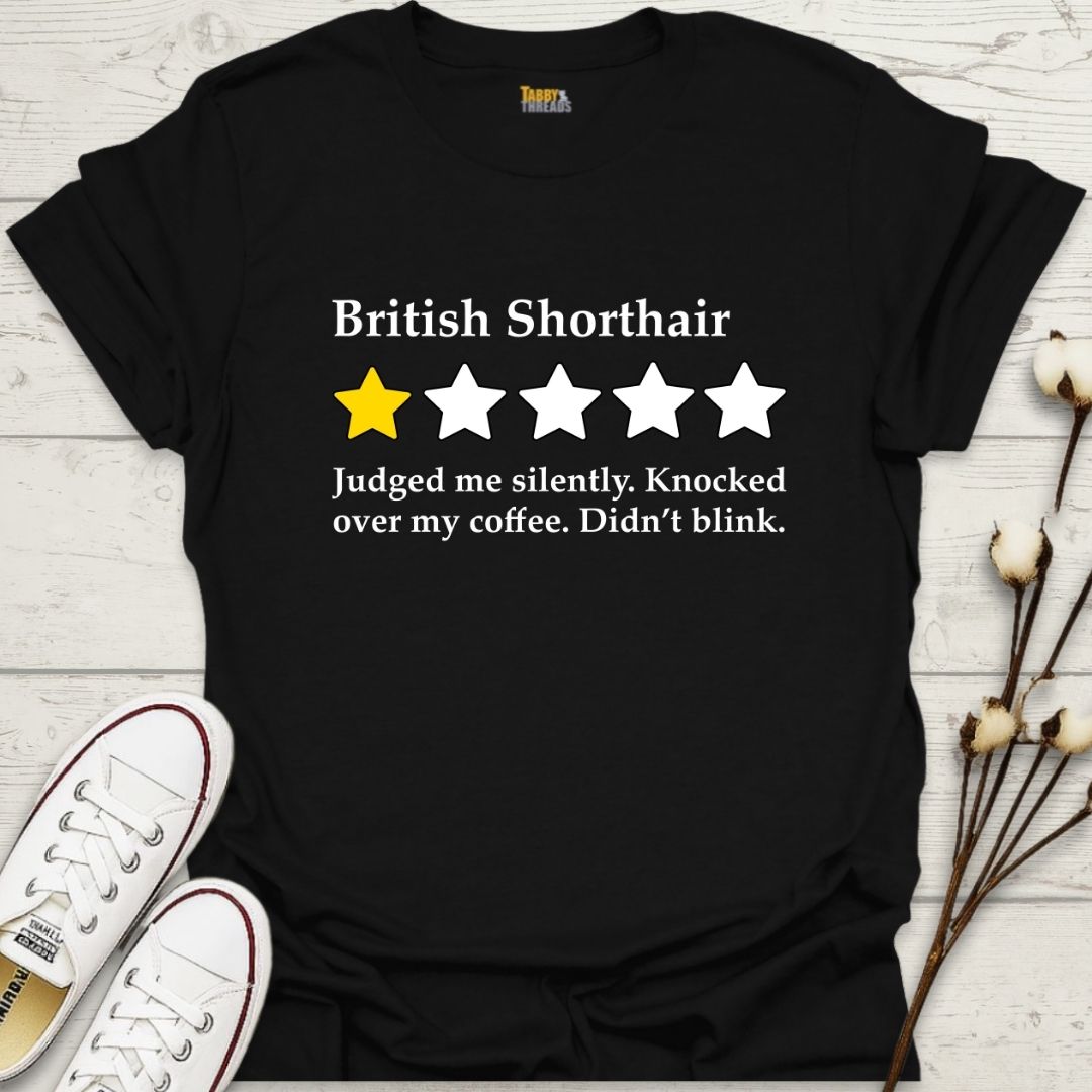British Shorthair 1-Star Review T-shirt