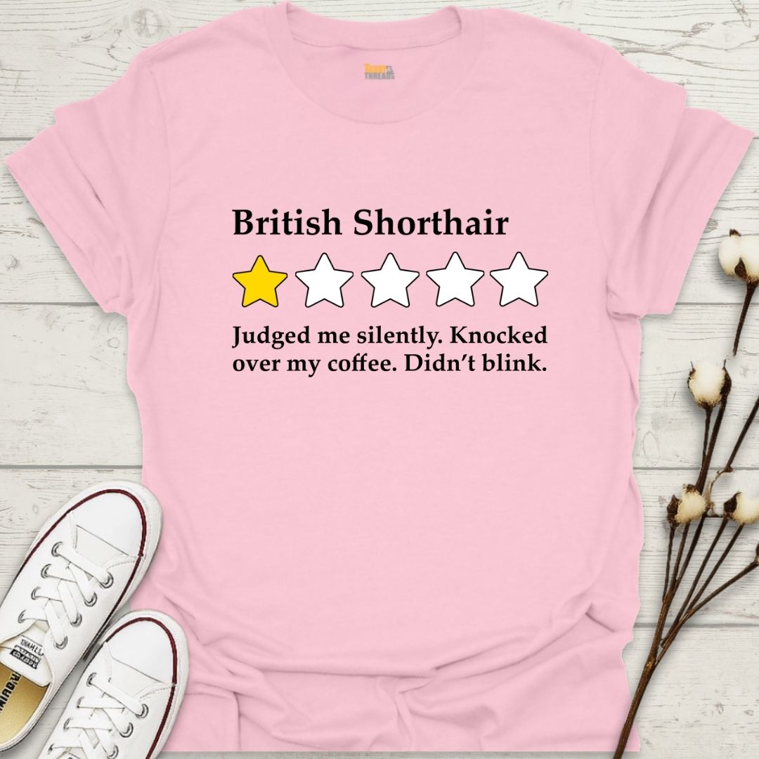 British Shorthair 1-Star Review T-shirt