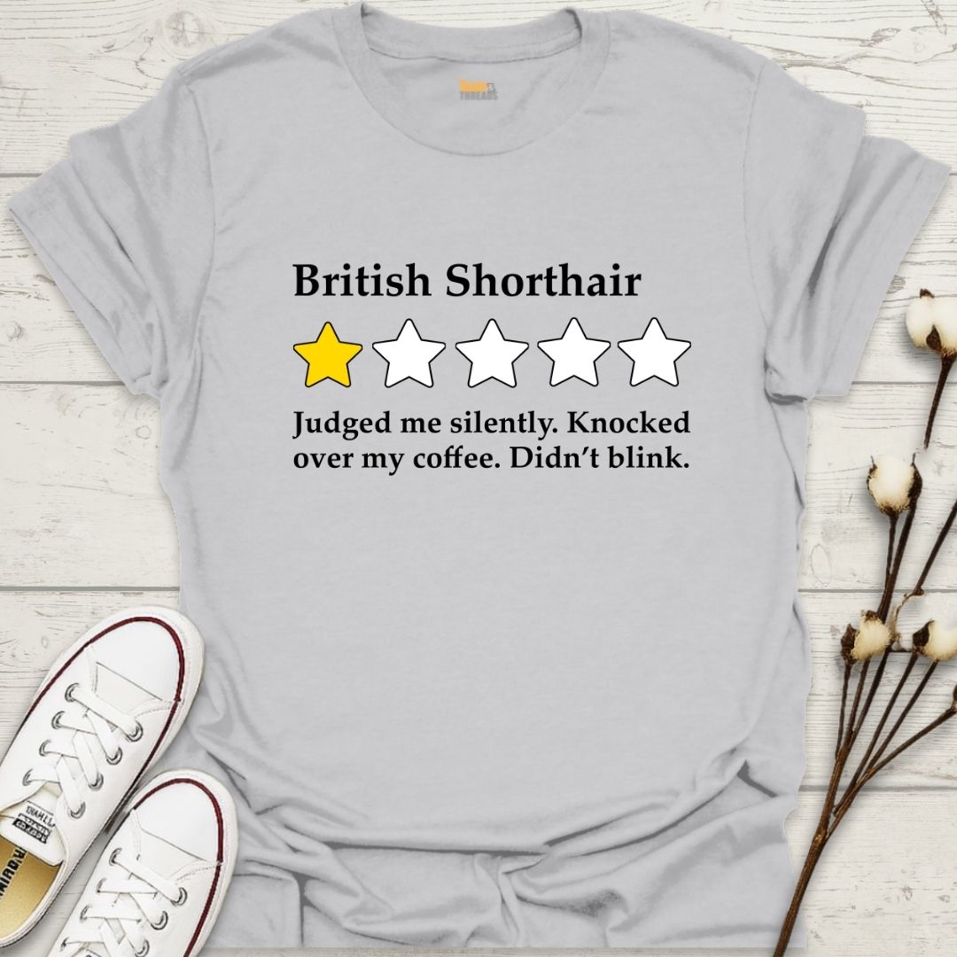British Shorthair 1-Star Review T-shirt