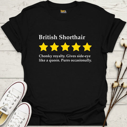 British Shorthair 5-Star Review T-shirt