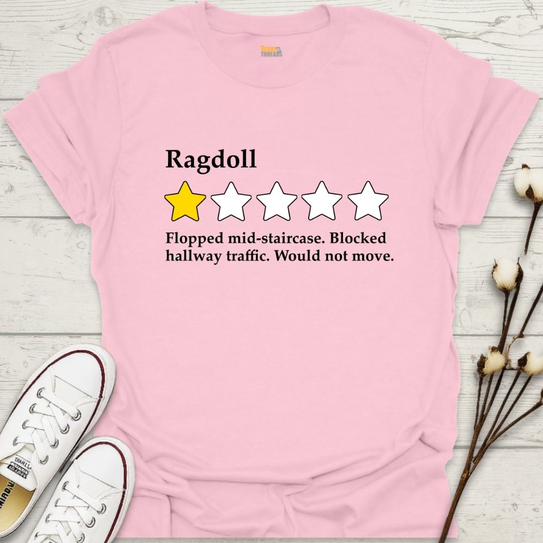 Ragdoll 1-Star Review T-shirt