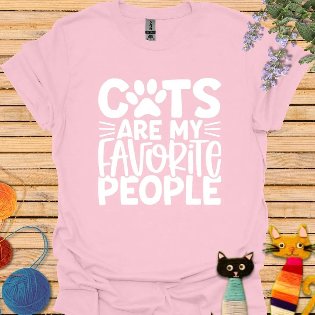 Cats are My Favorite People T-shirt