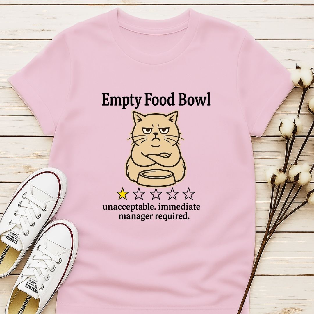 Empty Food Bowl T-shirt