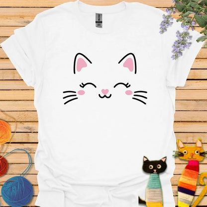 Cute Cat Face T-shirt