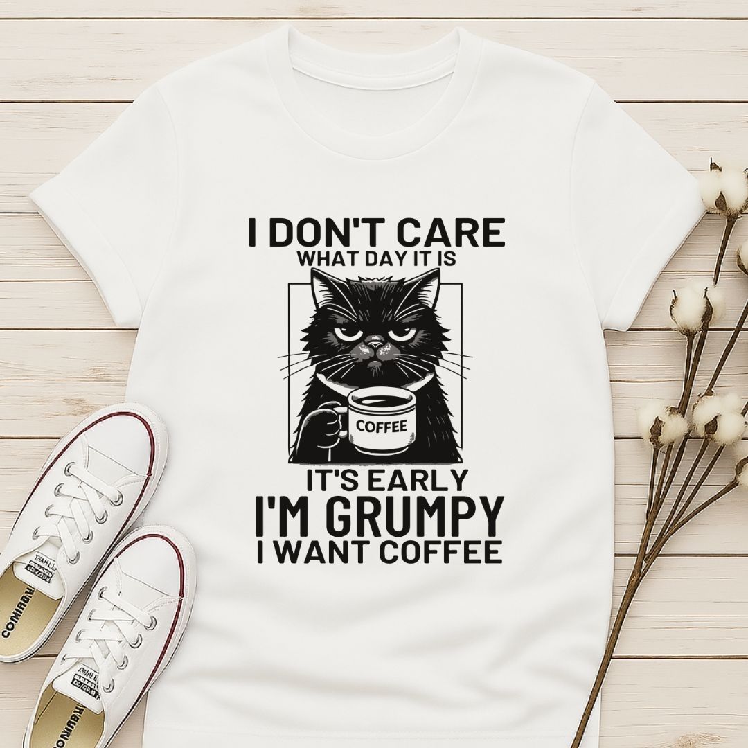 I Don't Care What Day It Is T-shirt