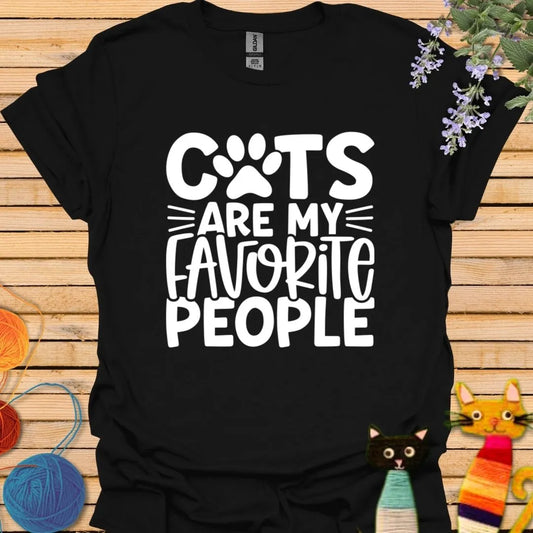 Cats are My Favorite People T-shirt