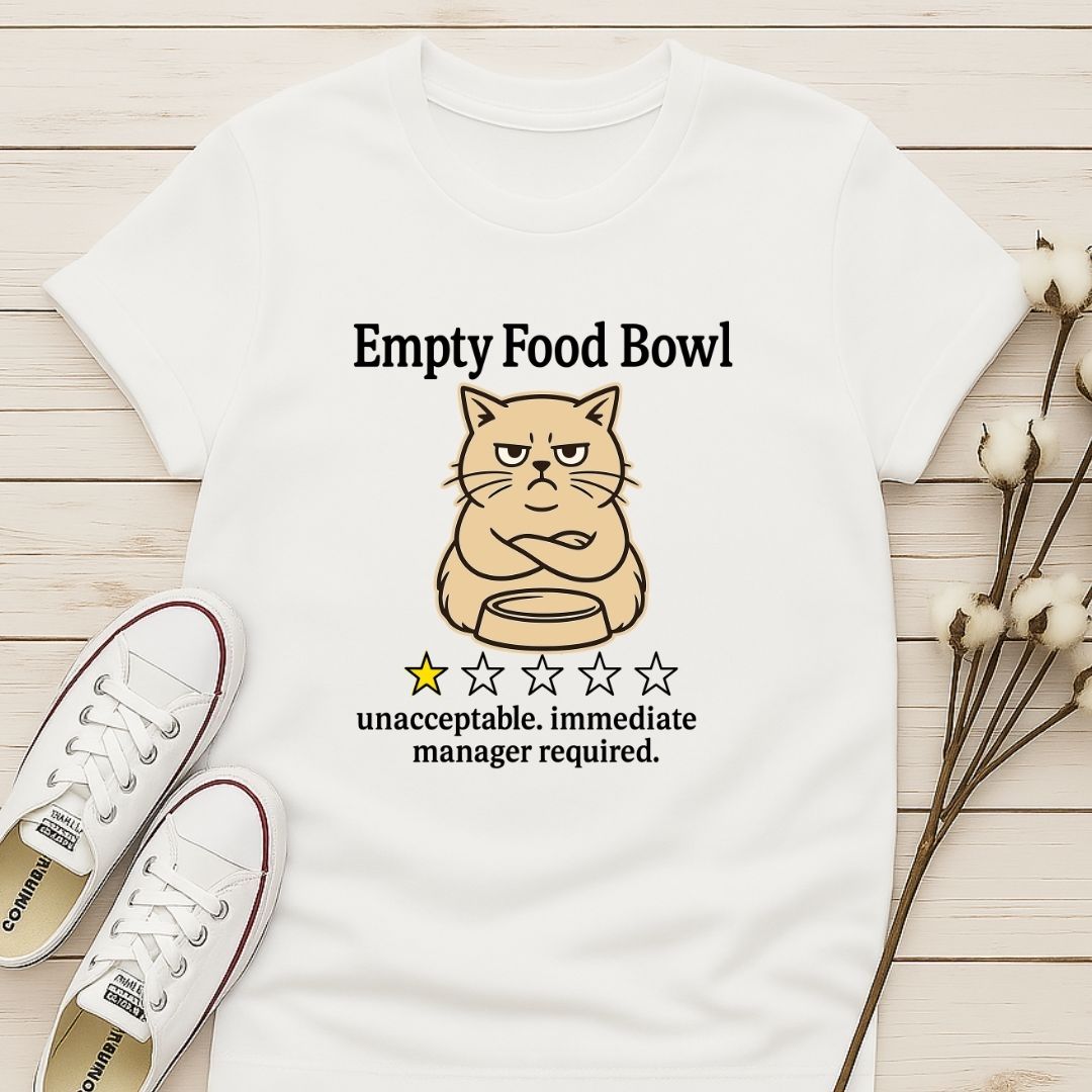 Empty Food Bowl T-shirt