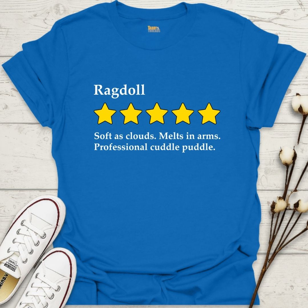 Ragdoll 5-Star Review T-shirt