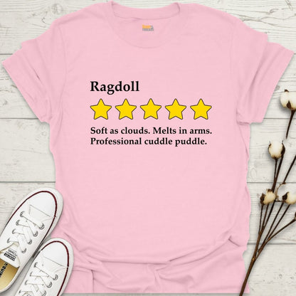 Ragdoll 5-Star Review T-shirt