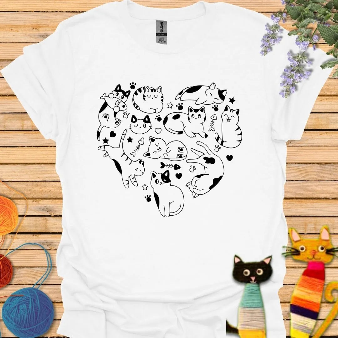 Heart of Cats T-shirt