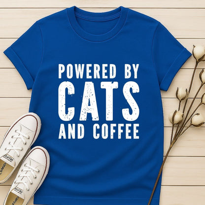 Powered by Cat and Coffee T-shirt