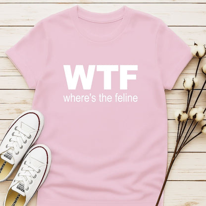 WTF Where's the Feline T-shirt