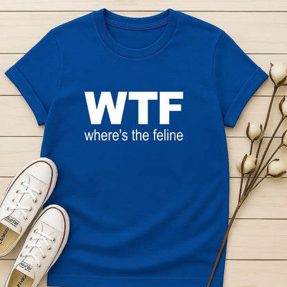 WTF Where's the Feline T-shirt