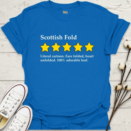 Scottish Fold 5-Star Review T-shirt