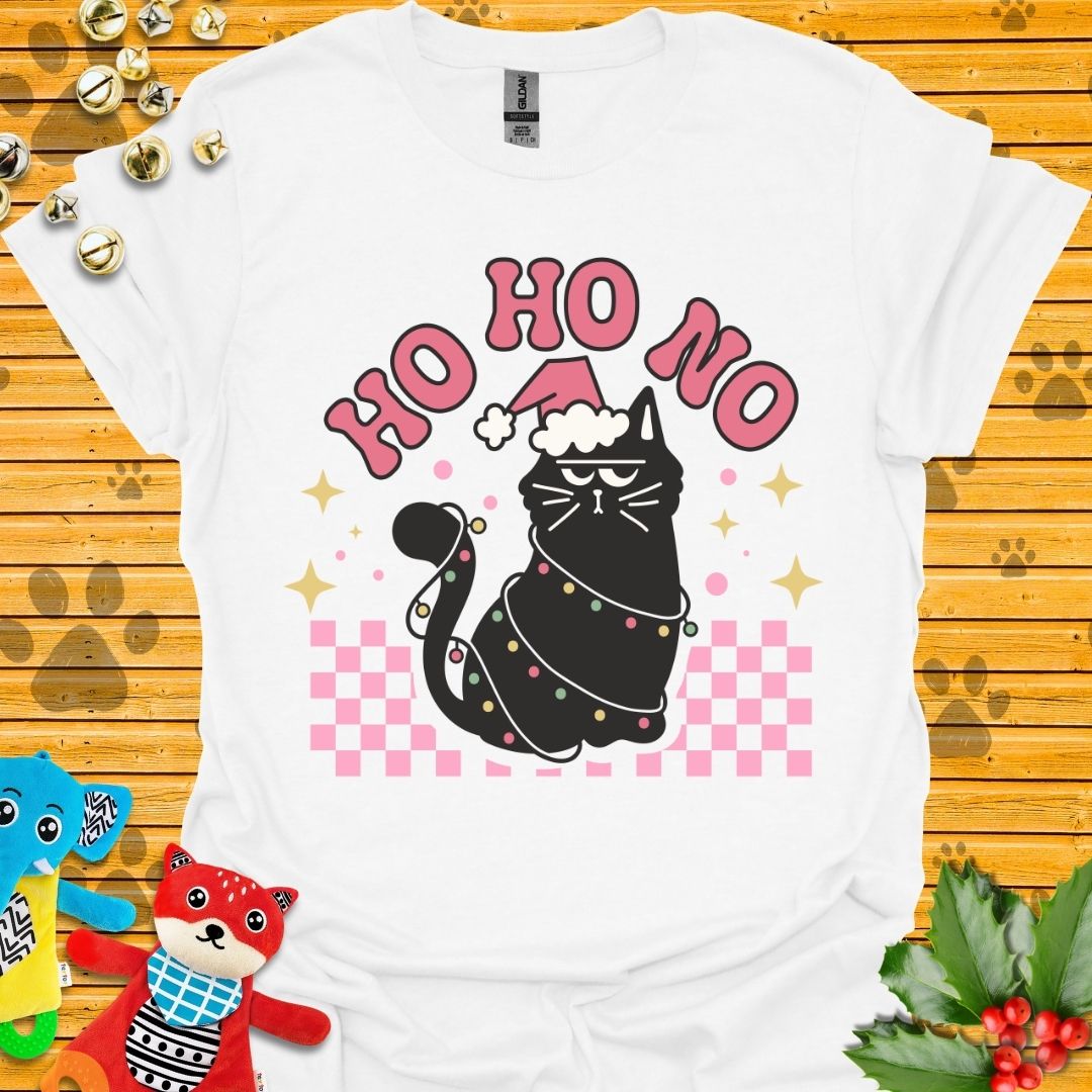 Ho Ho No Cat T-shirt