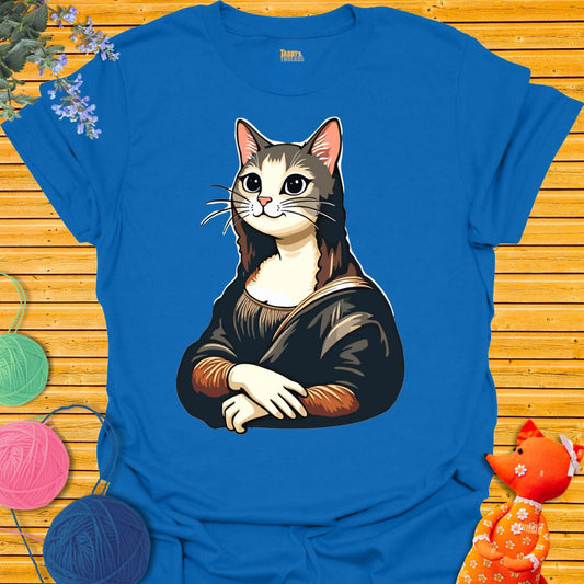 Mona Lisa Cat T-shirt