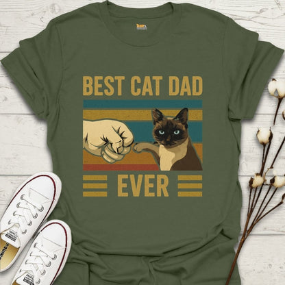 Cat Dad Fist Bump T-shirt
