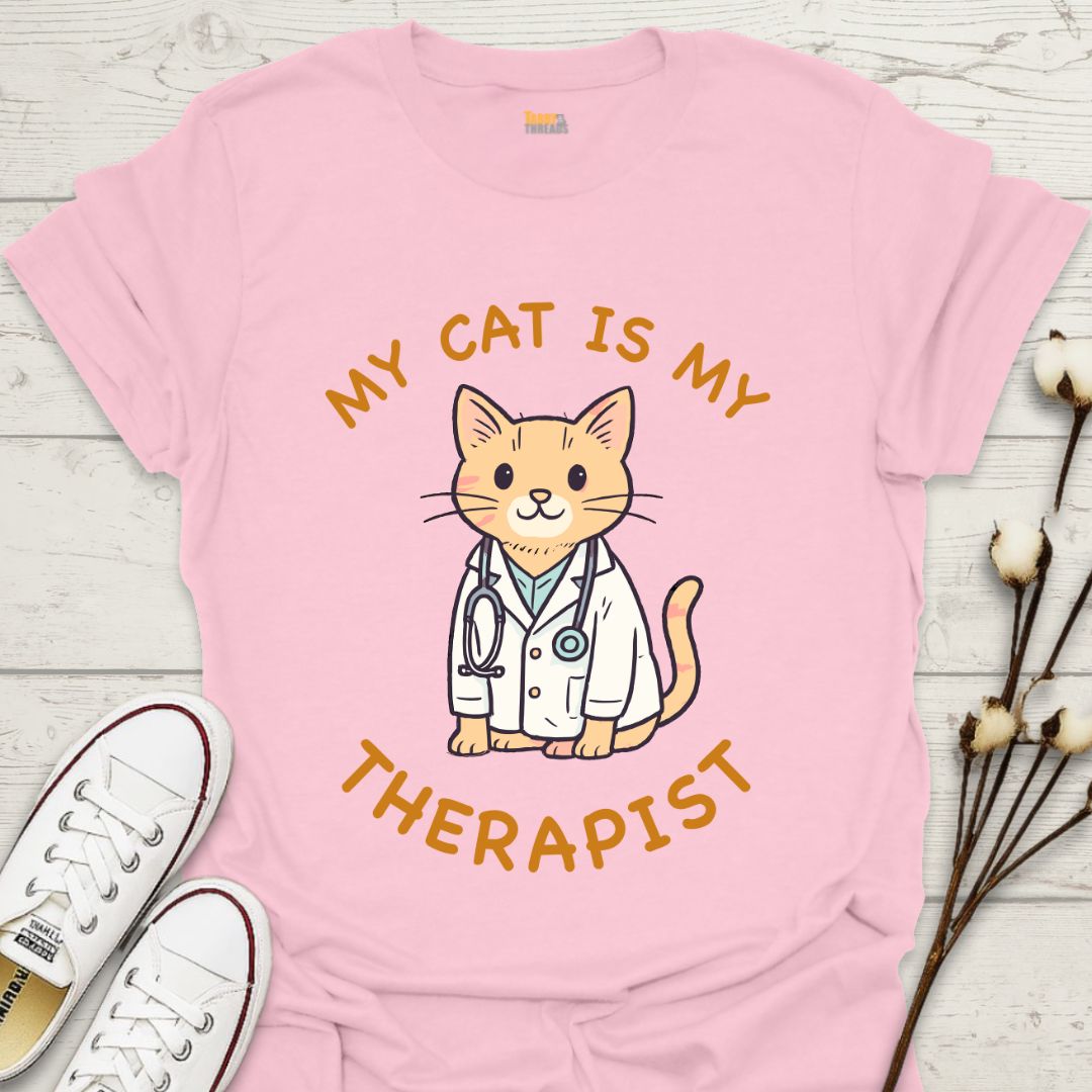 My Cat is My Therapist T-shirt