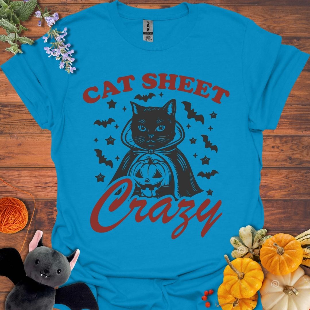 Cat Sheet Crazy T-shirt