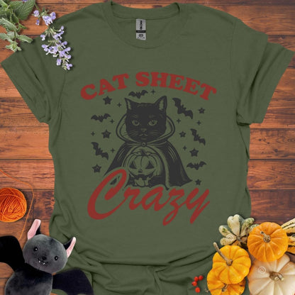 Cat Sheet Crazy T-shirt