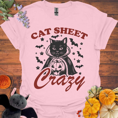 Cat Sheet Crazy T-shirt