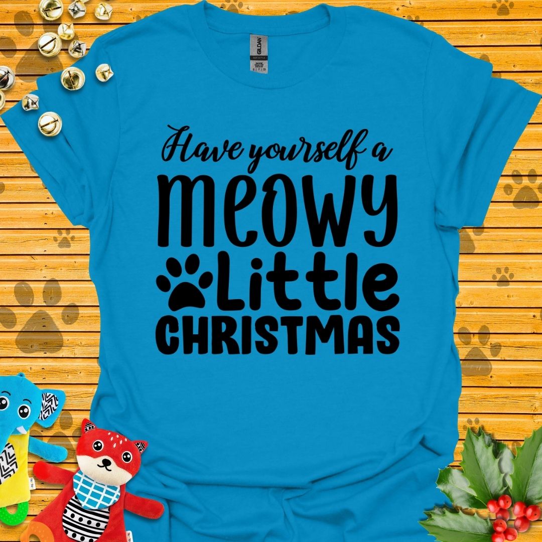 Have Yourself a Meowy Little Christmas T-shirt