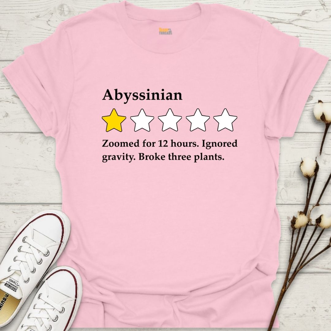 Abyssinian 1-Star Review T-shirt