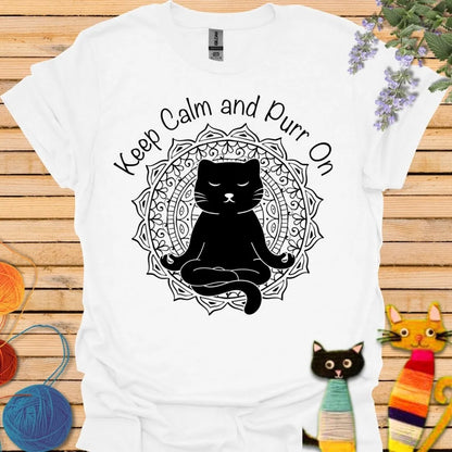 Keep Calm and Purr On T-shirt