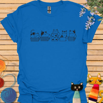 Cats in Boxes T-shirt