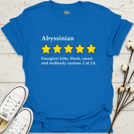 Abyssinian 5-Star Review T-shirt
