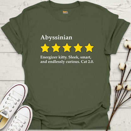 Abyssinian 5-Star Review T-shirt