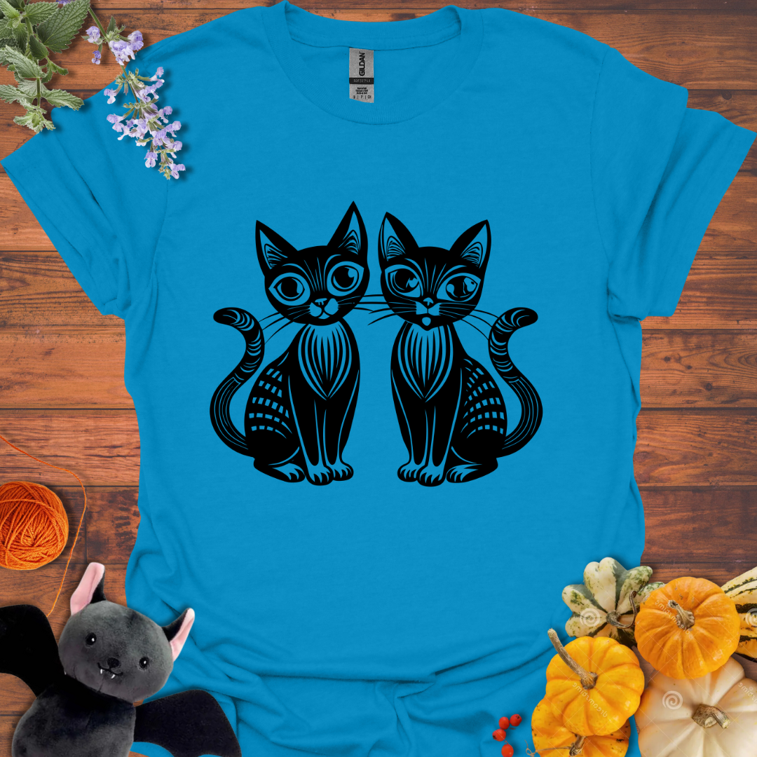 Twin Cats T-shirt