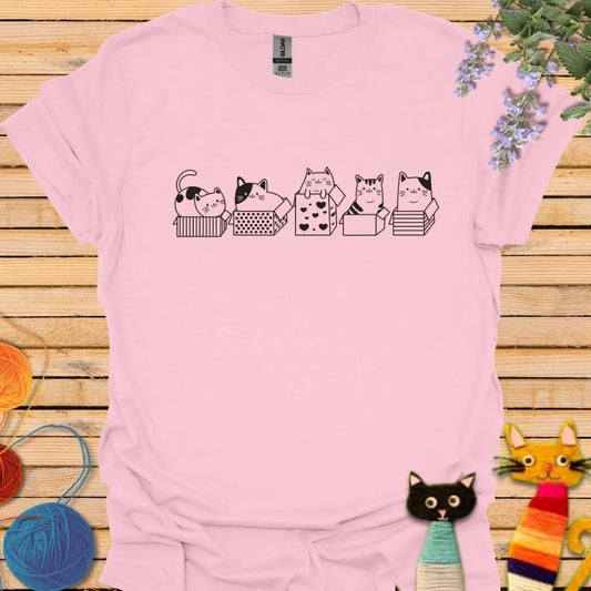 Cats in Boxes T-shirt