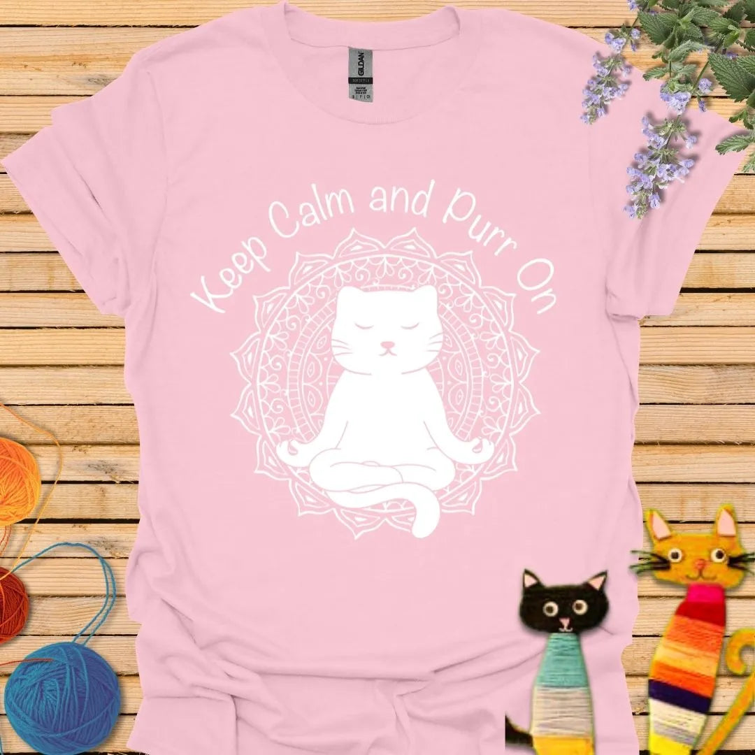 Keep Calm and Purr On T-shirt