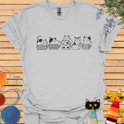 Cats in Boxes T-shirt