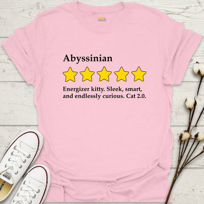 Abyssinian 5-Star Review T-shirt
