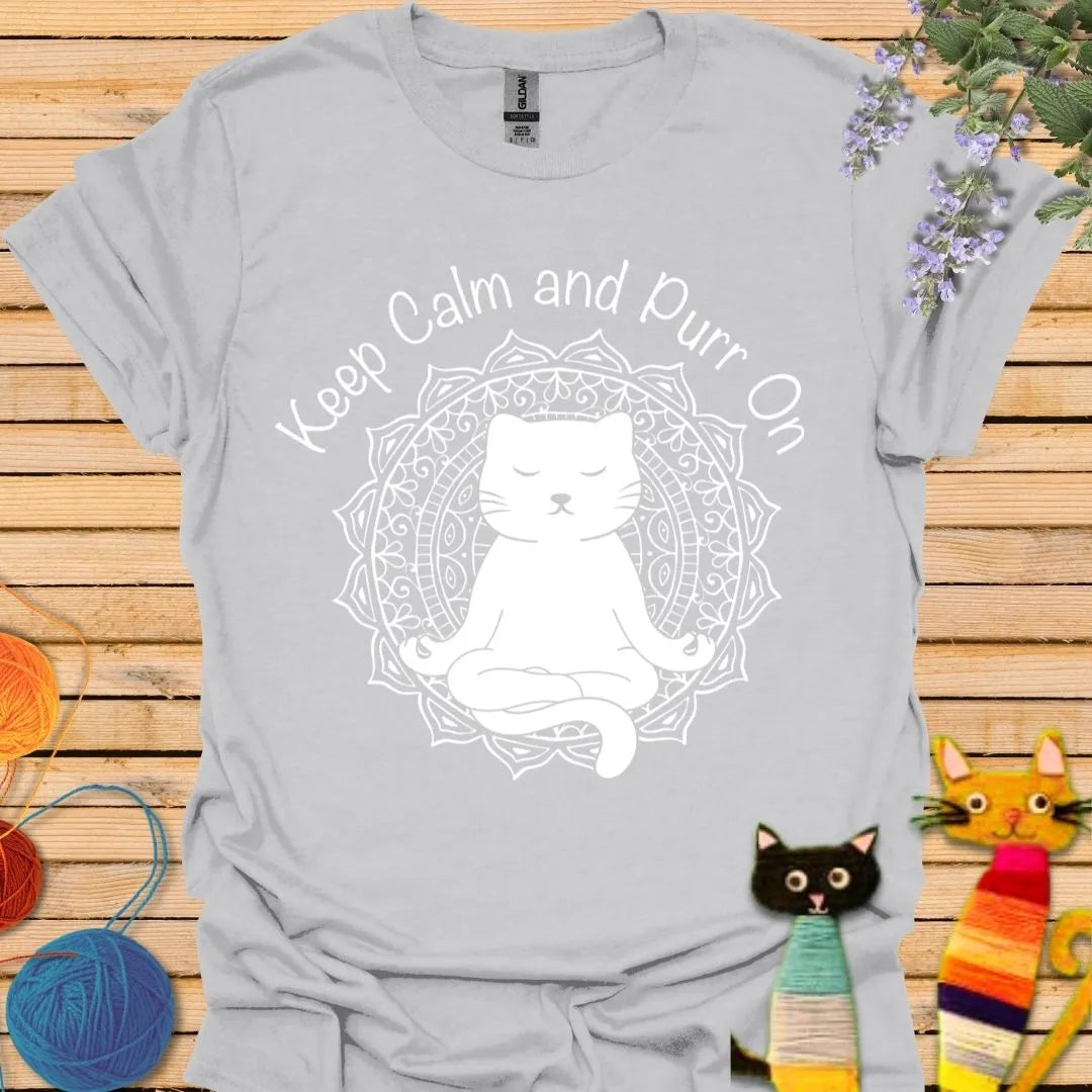 Keep Calm and Purr On T-shirt