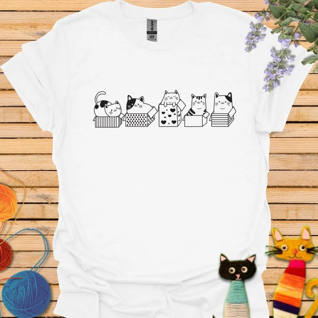 Cats in Boxes T-shirt