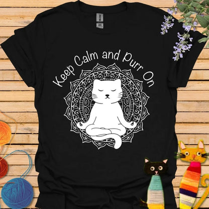 Keep Calm and Purr On T-shirt