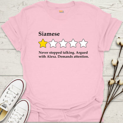 Siamese 1-Star Review T-shirt