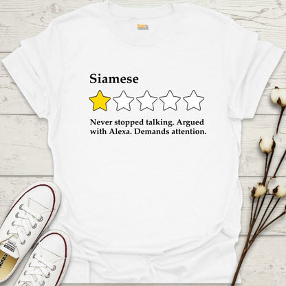 Siamese 1-Star Review T-shirt
