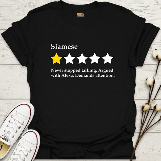 Siamese 1-Star Review T-shirt