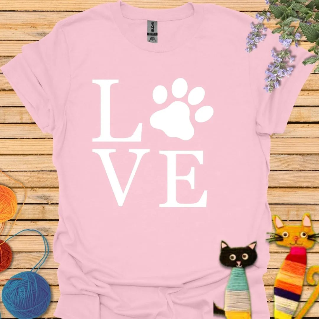 Love with Paw T-shirt